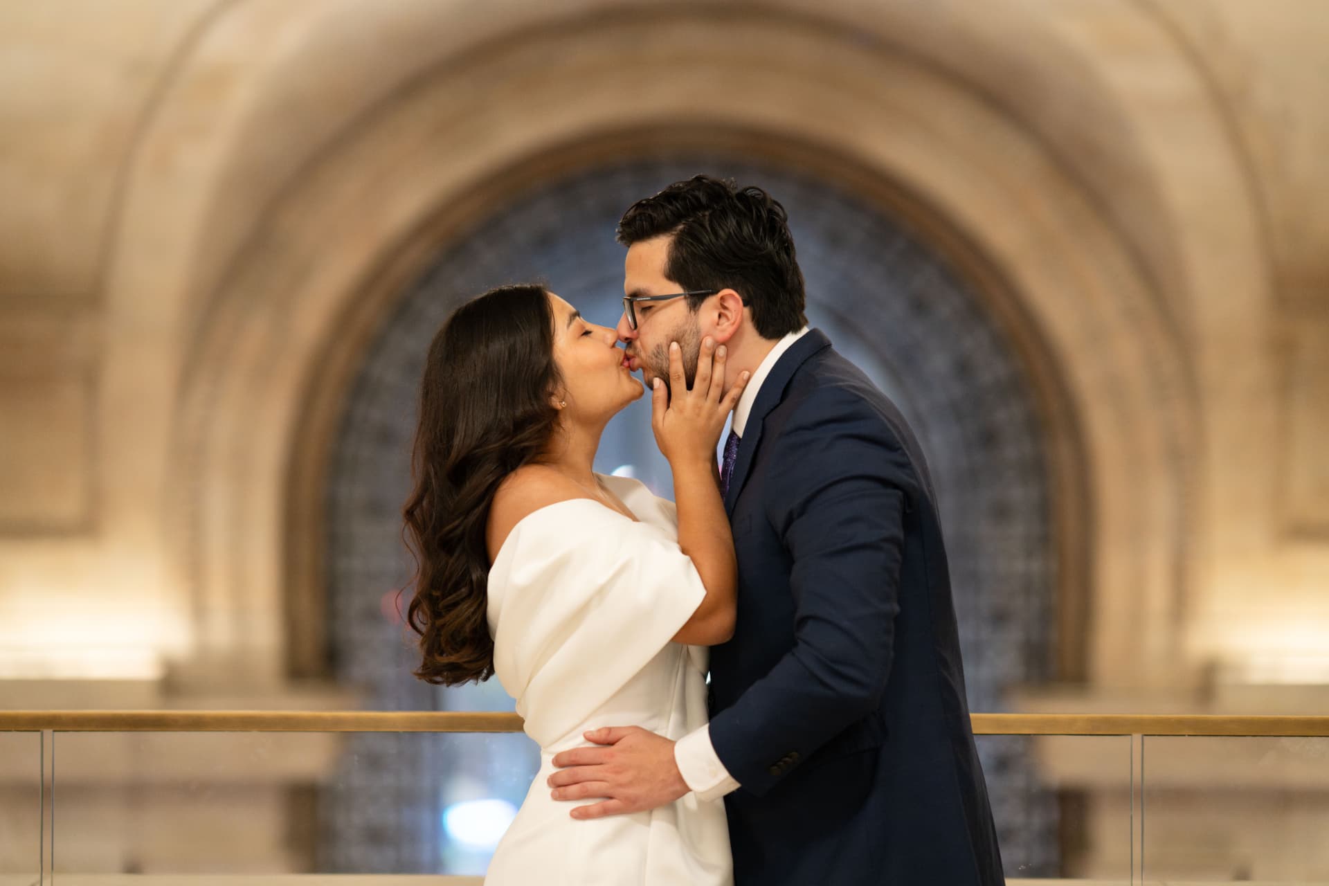 Paola y Juan Pablo el día de su boda